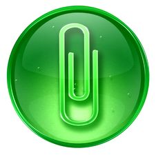 Paper Clip Icon. Stock Photography