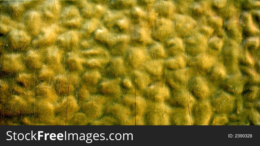 Green tile outside the building