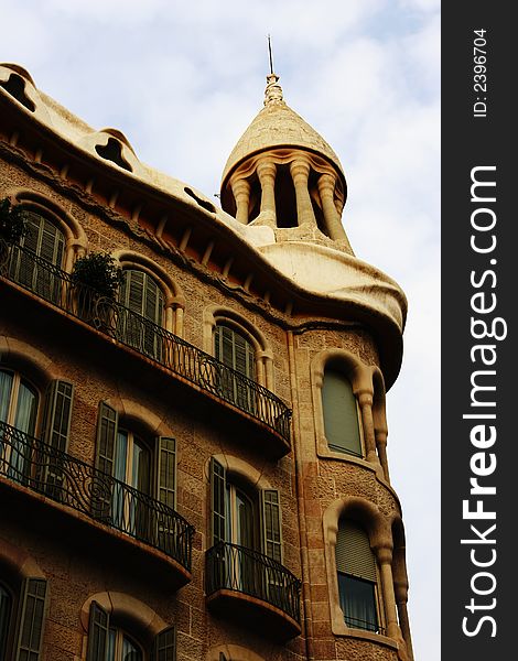 Perspective view of Casa Sarayach Barcelona Spain