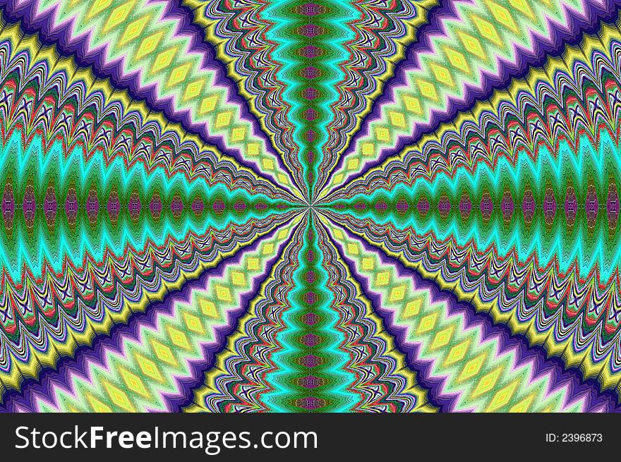 A colourful background with a green cross prominent. A colourful background with a green cross prominent.