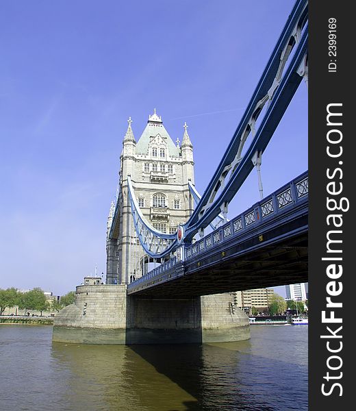 An image of Tower Bridge over the river Thames in Central London. An image of Tower Bridge over the river Thames in Central London.