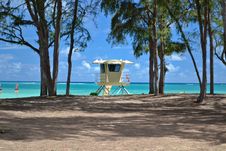 Baywatch In Oahu, Hawaii Royalty Free Stock Images Baywatch In Oahu, Hawaii Royalty Free Stock Images