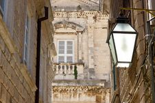Dubrovnik - Typical Street. Royalty Free Stock Photos