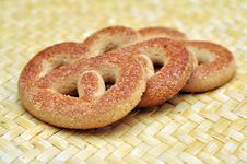 Biscuits With Sugar Royalty Free Stock Photos Biscuits With Sugar Royalty Free Stock Photos