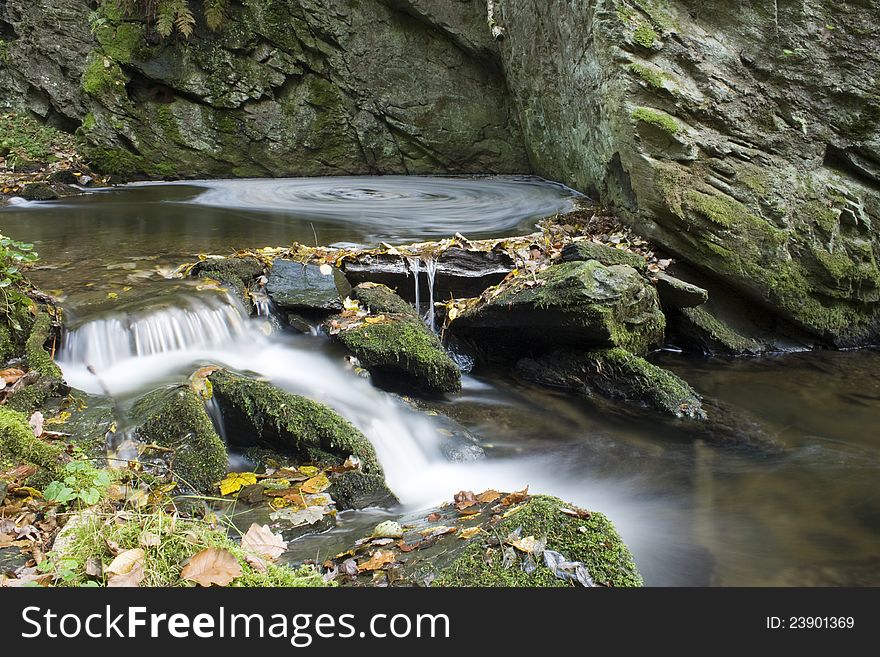 Whirlpool in creek