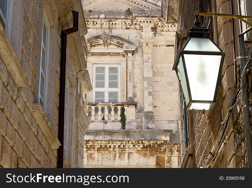 Dubrovnik - typical street.