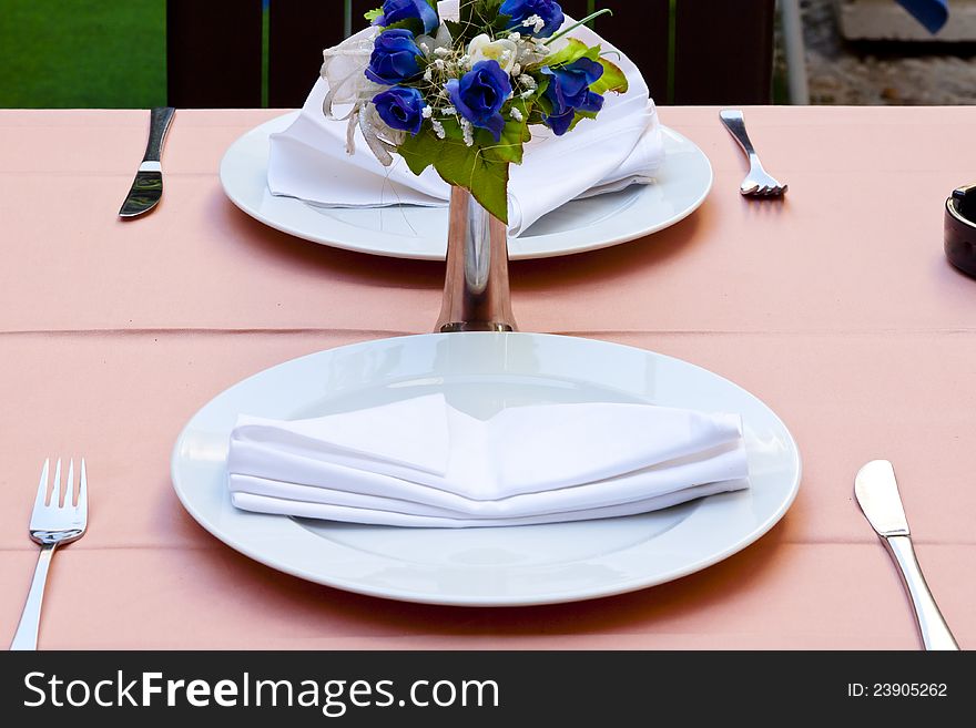 Empty Restaurant Table - Dubrovnik