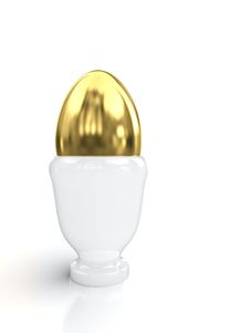 Golden Egg Royalty Free Stock Photography Golden Egg Royalty Free Stock Photography