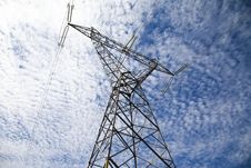 Power Line Tower Royalty Free Stock Image
