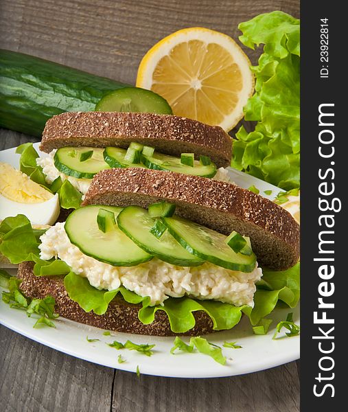 Healthy sandwich