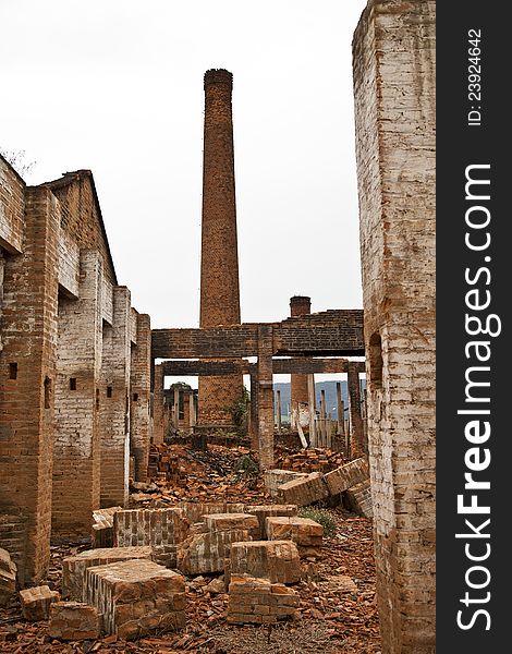 Ruins of a old plant