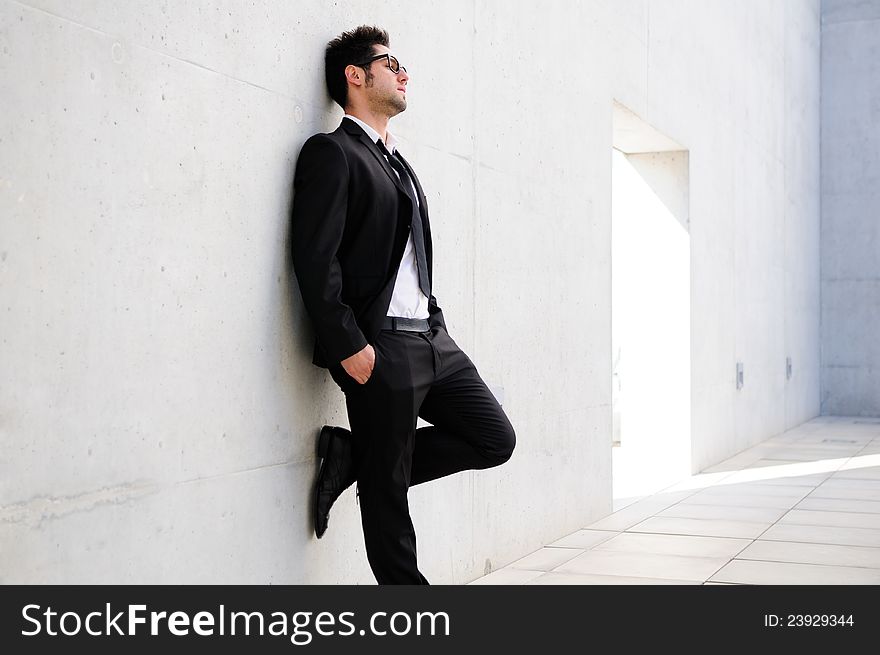 Portrait of a attractive young businessman. Portrait of a attractive young businessman