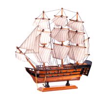Toy Wooden Ship Royalty Free Stock Photo Toy Wooden Ship Royalty Free Stock Photo