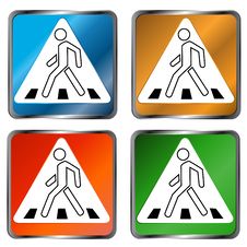 Pedestrian Crossing Signs Stock Photos Pedestrian Crossing Signs Stock Photos