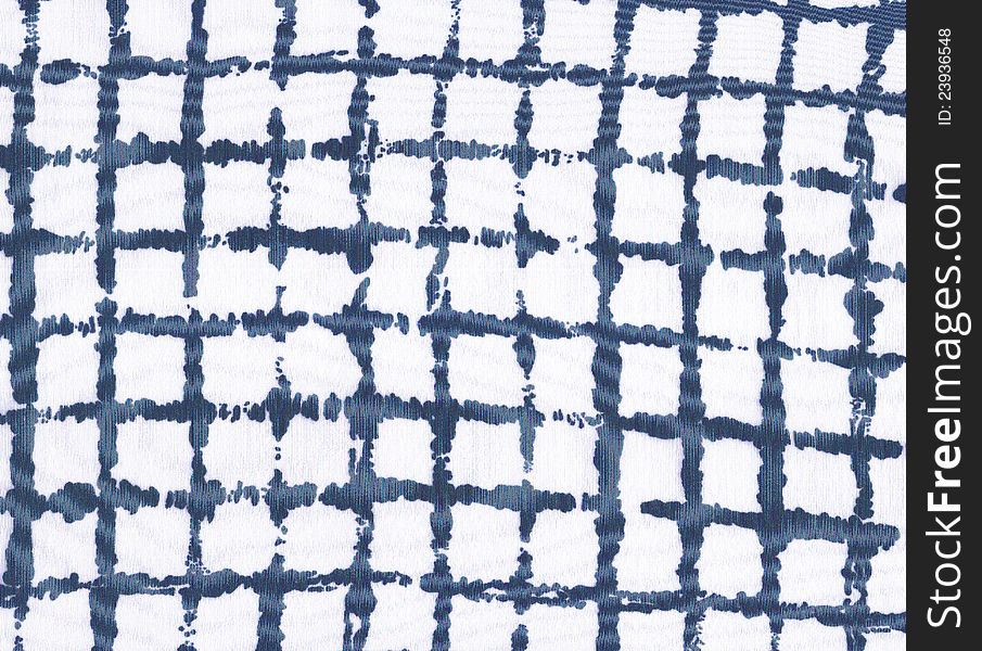 Blue and white squares background.
