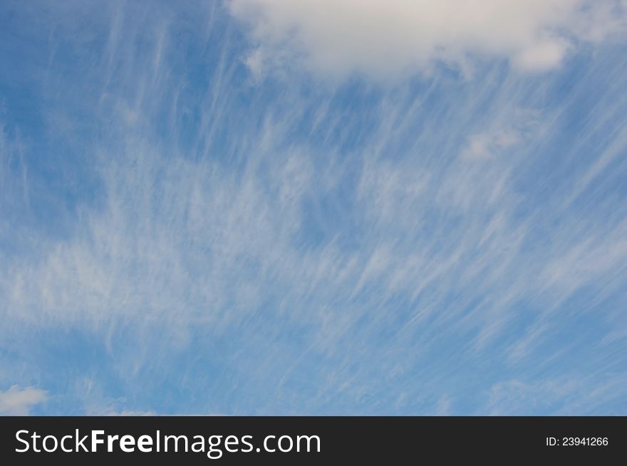 Beautiful cloudscape. Clouds in the sky for your project