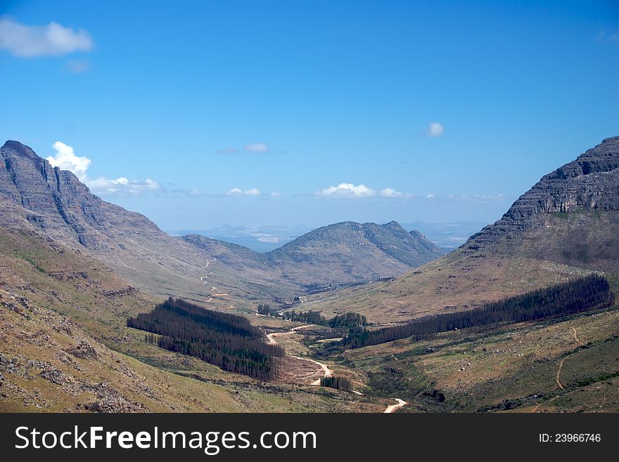 Pass in Cedarberg near Clanwilliam in the Western Cape