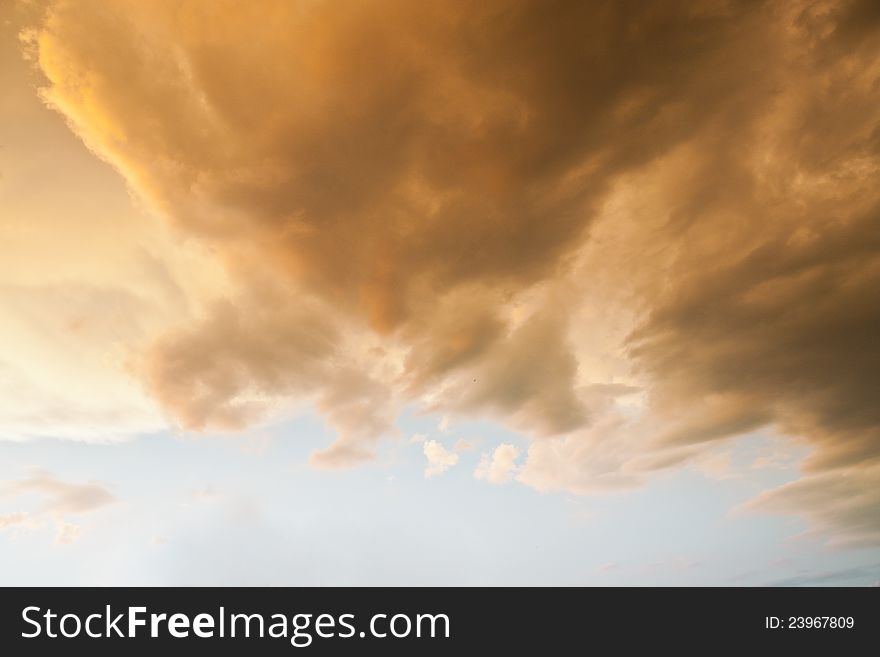 Altostratus translucidus clouds for background, clouds texture