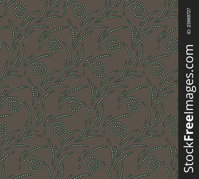 Vector Seamless Pattern Of Beds