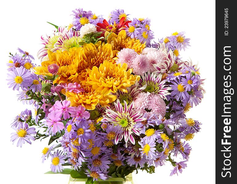 Colourful Chrysanthemums  Bunch