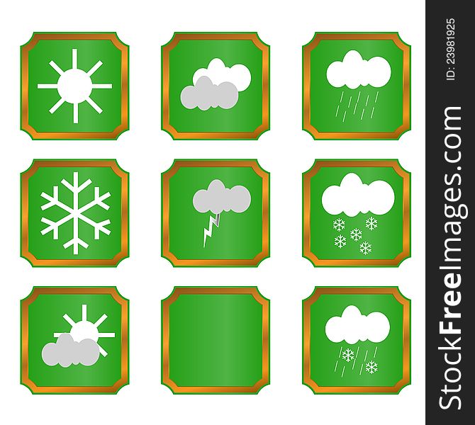 Weather buttons