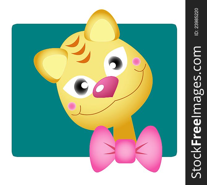 Colorful cute animal cartoon icon character. Colorful cute animal cartoon icon character