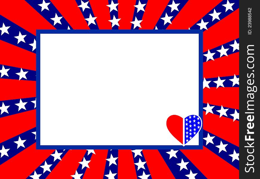 Illustration or background of a 4th of july. Illustration or background of a 4th of july.