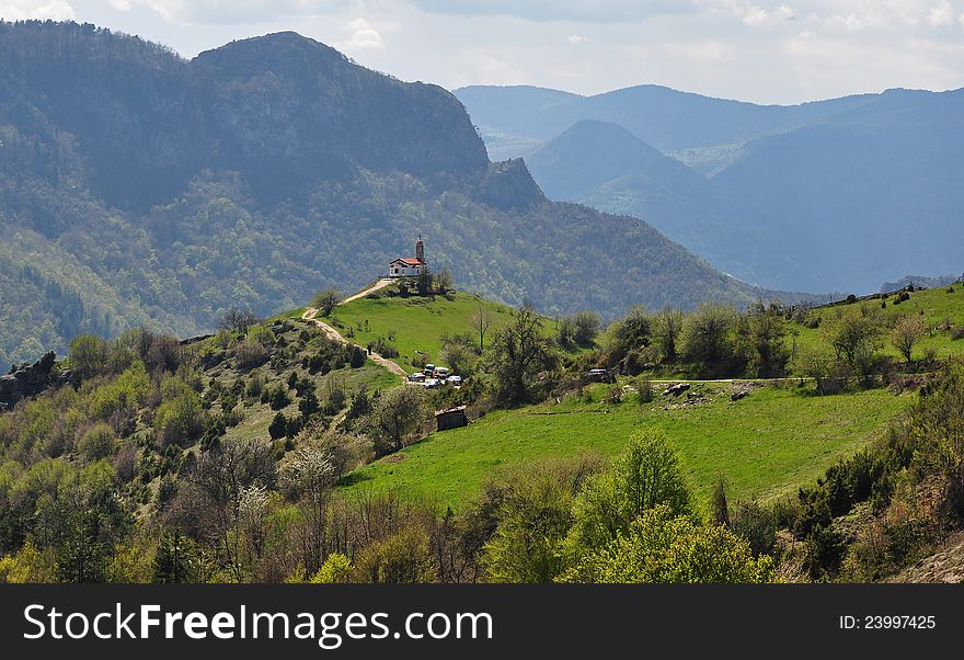 Orthodox Church in the mountain