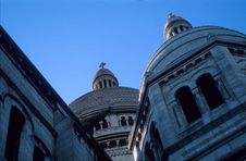 Sacre Coeur Dome Royalty Free Stock Photos Sacre Coeur Dome Royalty Free Stock Photos