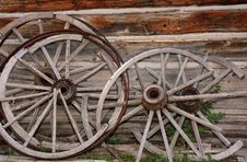 Broken Wagon Wheels Stock Photography Broken Wagon Wheels Stock Photography
