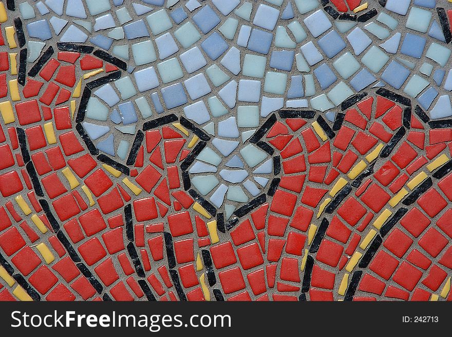 Mosaic at Hungarian street