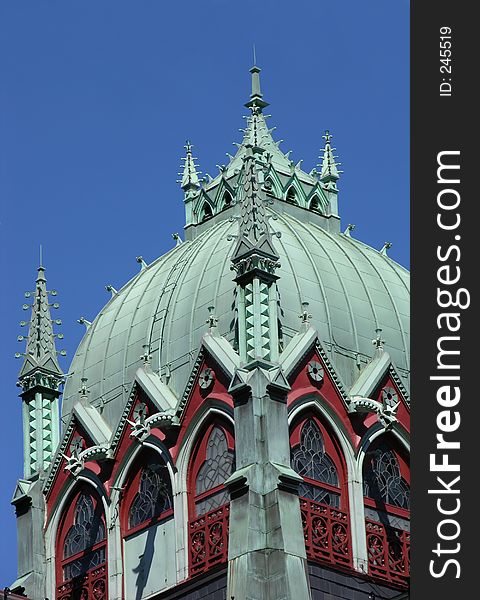 Ornate cupola, Trinity Church, Boston. Ornate cupola, Trinity Church, Boston.