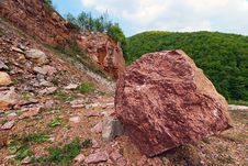 Red Marble Formations Royalty Free Stock Photography Red Marble Formations Royalty Free Stock Photography