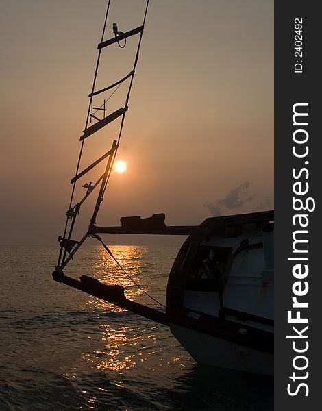 A million dollar sailboat yacht beached and shipwrecked along the coast of Florida in the Ocean. A million dollar sailboat yacht beached and shipwrecked along the coast of Florida in the Ocean.