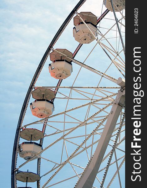 Ferris wheel at a beach park