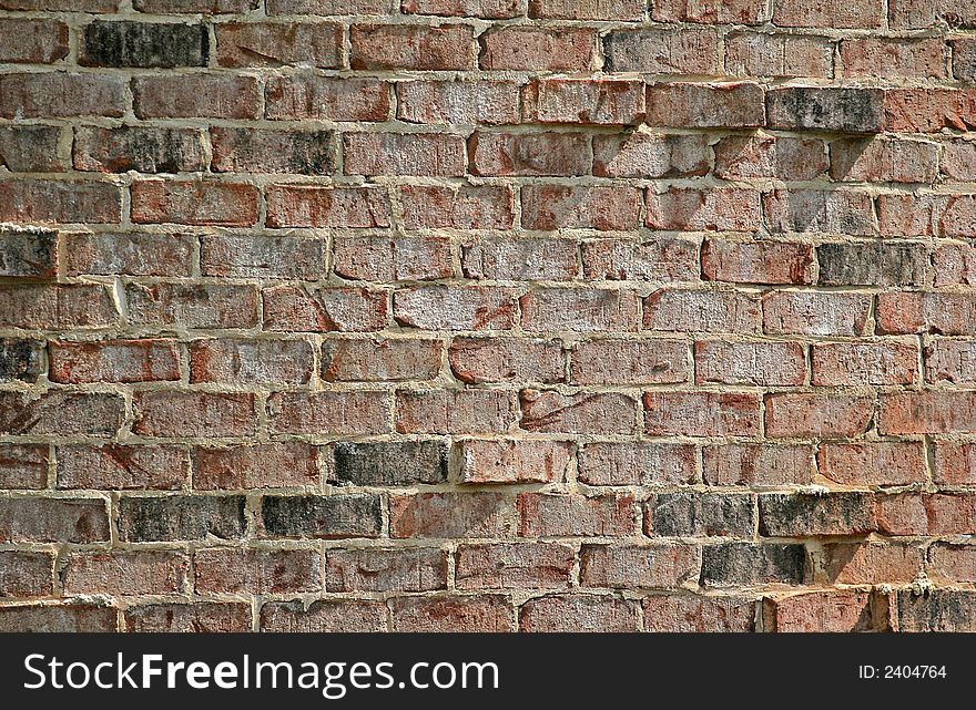 A rough brick wall useful for backgrounds