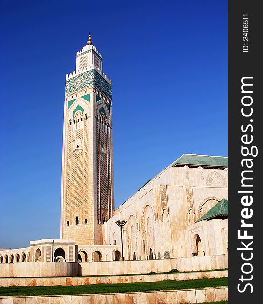 Hassan the 2nd mosque Morocco, casablanca, africa.