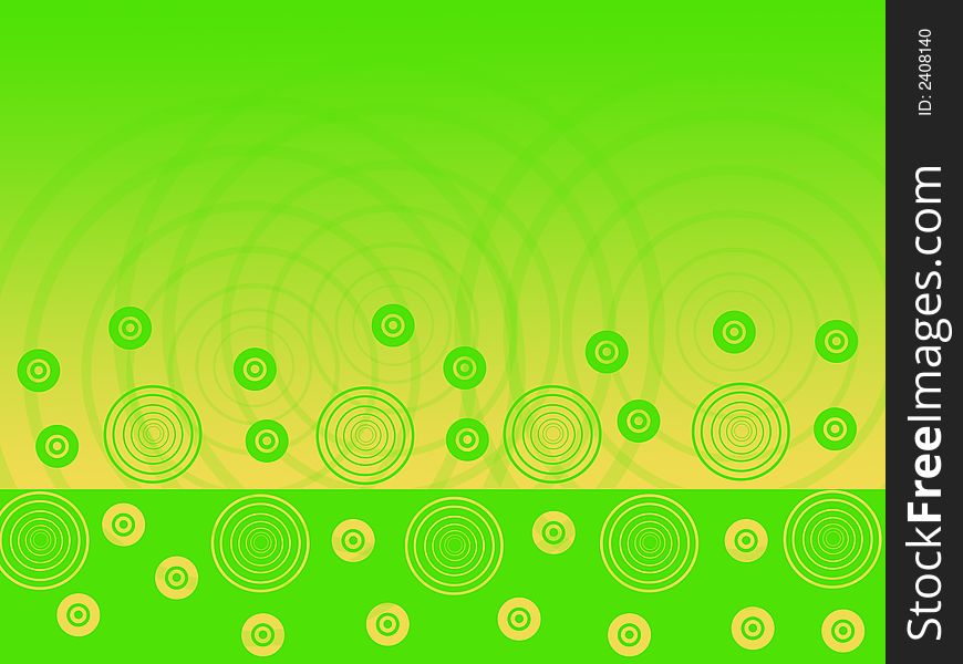 Computer generated green abstract background