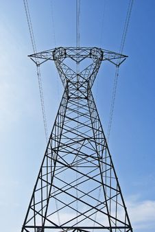 High Voltage Tower Royalty Free Stock Image