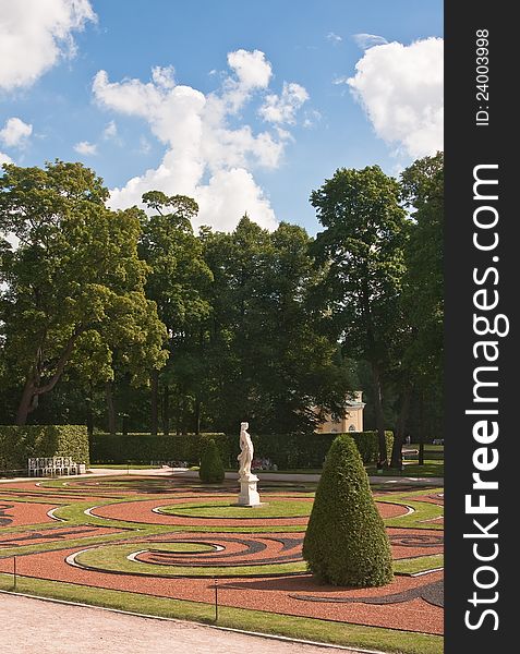 View of Catherine Park , Tsarskoye Selo, Russia.