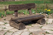 Wooden Bench Stock Image