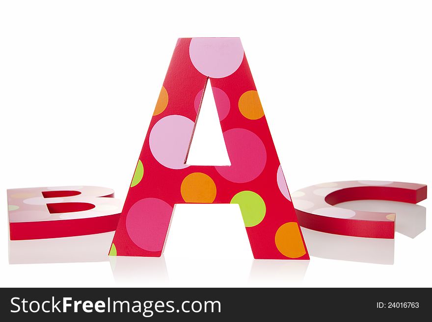 Isolated Objects: ABC Letter Blocks