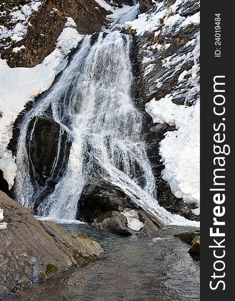 Rachitele waterfall in Transylvania, Romania