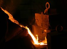 Metal-cutting Royalty Free Stock Photo Metal-cutting Royalty Free Stock Photo