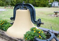 Old Heavy Liberty Bell Resting. Royalty Free Stock Photography