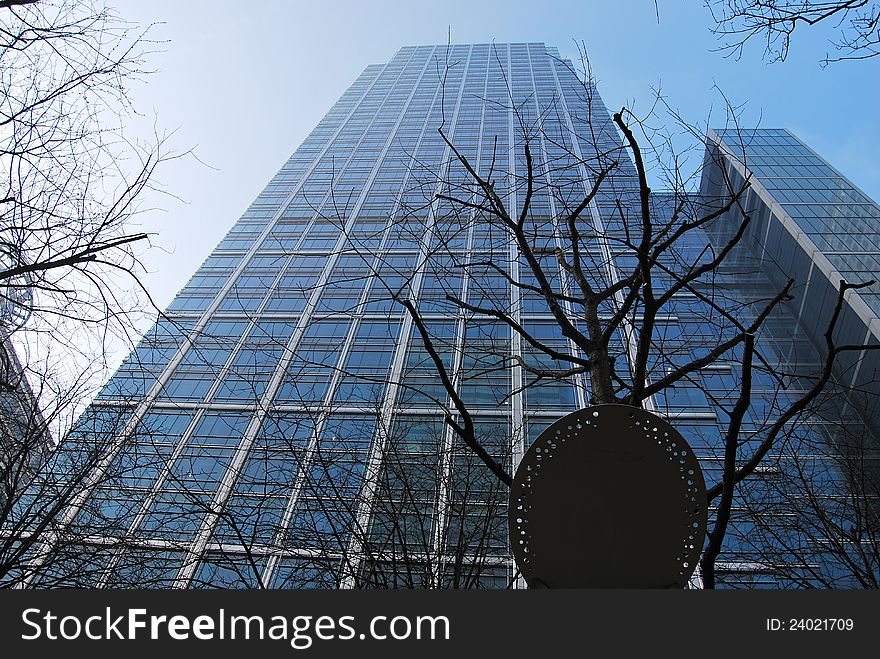 Skyscraper in London Docklands