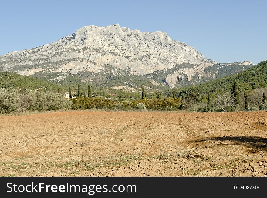 Sainte Victoire Mountain, Symbol Of Provence