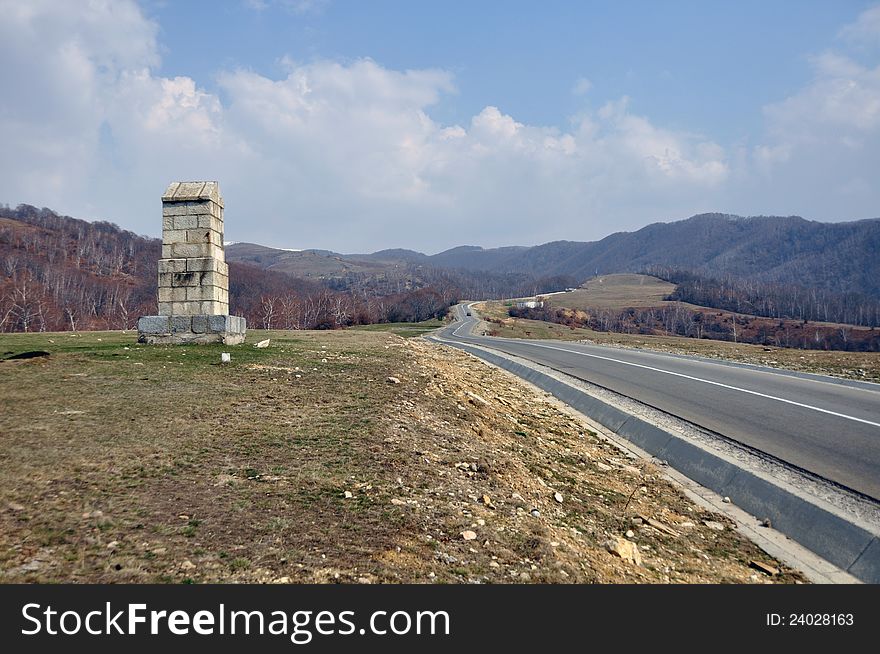 Transalpina road on top Carpathian mountains in center of Romania. Transalpina road on top Carpathian mountains in center of Romania