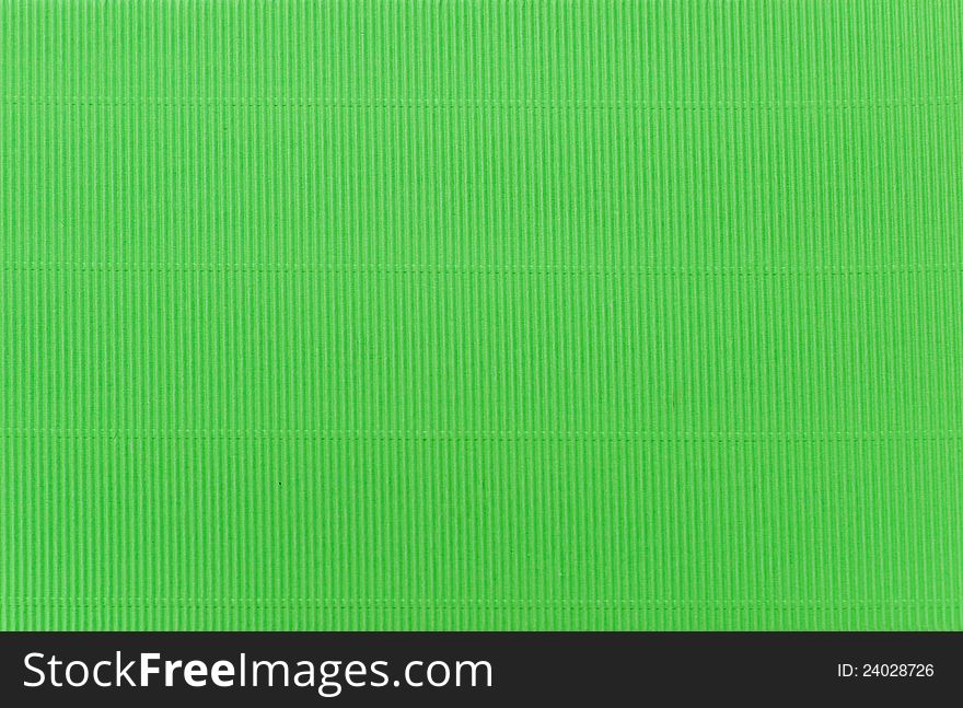 Green corrugation paper texture