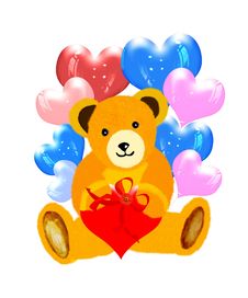 Attractive Painted Teddy Bear Stock Image
